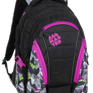 Bagmaster BAG 9 B studentský batoh - růžovo zelený růžová 30 l 180463