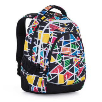 Bagmaster DIGITAL 22 A studentský batoh - Britto vícebarevná 34 l 220501