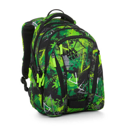 Bagmaster BAG 23 A studentský batoh - zeleno černý zelená 30 l 230201