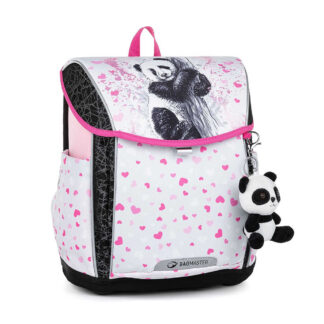 Bagmaster PRIM 23 B školní aktovka - panda růžová 20 l 220245