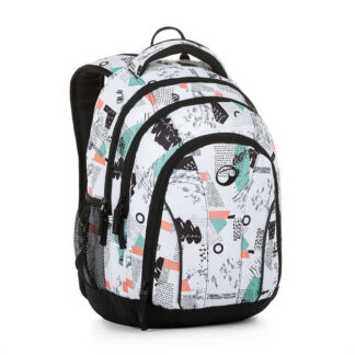 Bagmaster SUPERNOVA 21 A studentský batoh - světlý bílá 34 l 200115