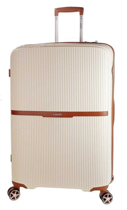 Cestovní kufr Dielle L PP STRIPE 190-76-24 béžová 114 L