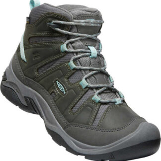 KEEN Circadia MID WP Women Dámské trekové boty steel grey/cloud blue 40