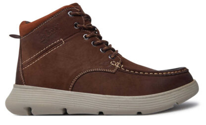 Lee Cooper LCJ-24-33-2921M Pánské kotníkové boty hnědé 45