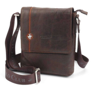 Taška crossbody kožená BHPC Explore M BH-383-25 hnědá 2 L