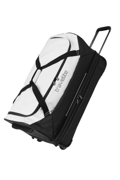 Travelite Basics Wheeled Duffle exp. Black/white 98/119 L TRAVELITE-96284-30