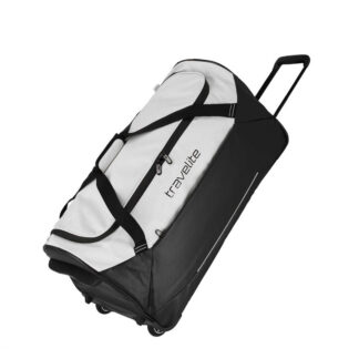 Travelite Basics Trolley Travel Bag Black/white 97 L TRAVELITE-96285-30