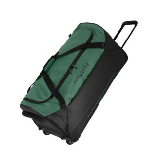 Travelite Basics Trolley Travel Bag Black/green 97 L TRAVELITE-96285-80