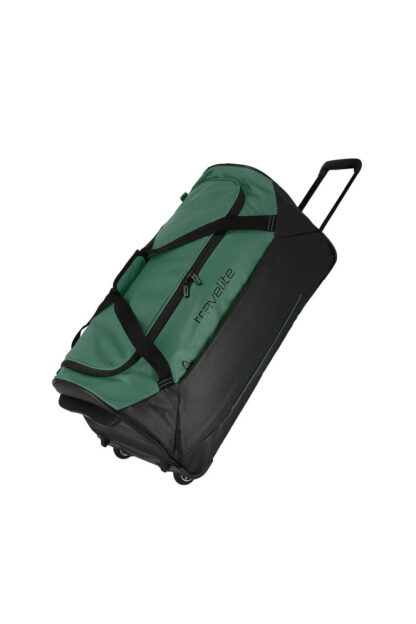 Travelite Basics Trolley Travel Bag Black/green 97 L TRAVELITE-96285-80