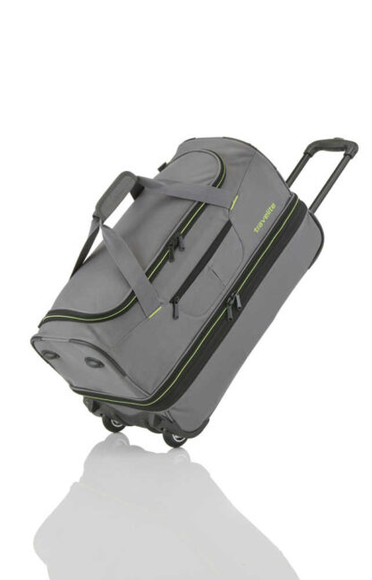 Travelite Basics Wheeled duffle S Grey/orange 51/64 L TRAVELITE-96275-04