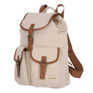 Travelite Hempline Clap Backpack Beige 9